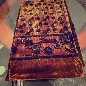 Salvatore Ferragamo Velvet Silk Scarf
